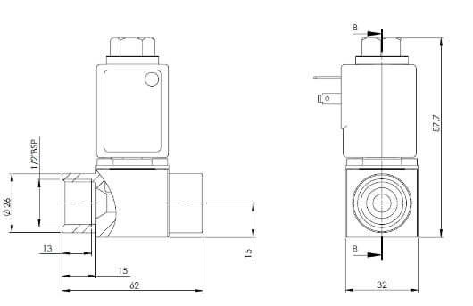 P370 Series Media Separated Solenoid Valve - John316